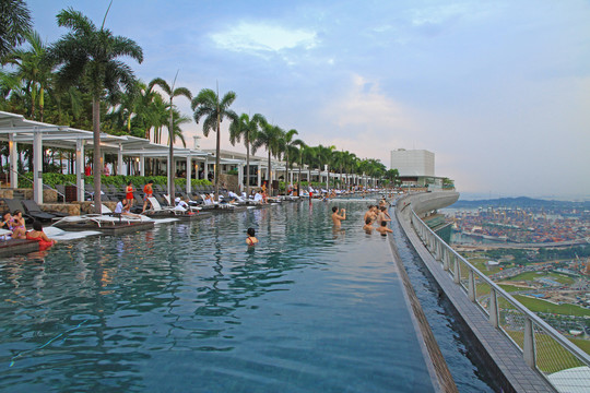 新加坡金沙酒店无边界游泳池