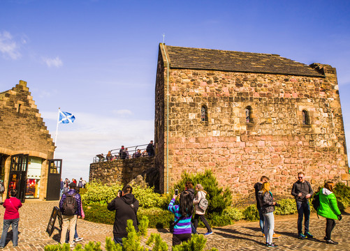 英国爱丁堡古堡内景