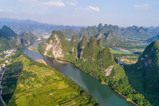 桂林九马画山