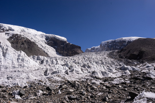 慕士塔格的冰川