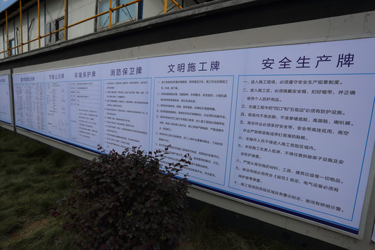 工地九牌一图