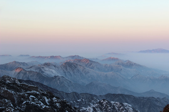 黄山雪景