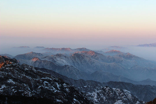 黄山雪景