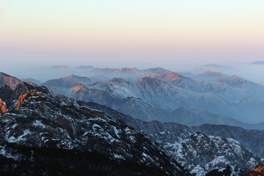 黄山雪景