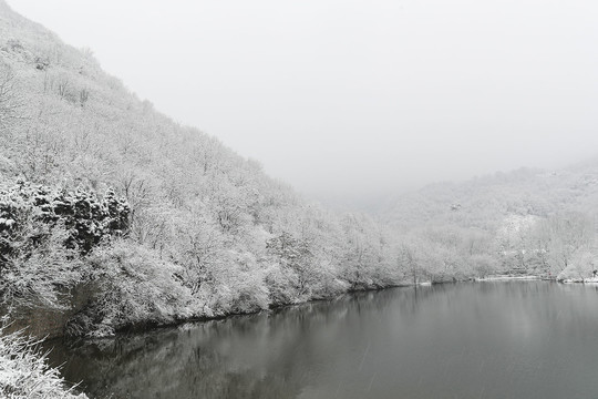 山野雪景