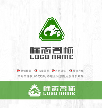 大象标志金属logo