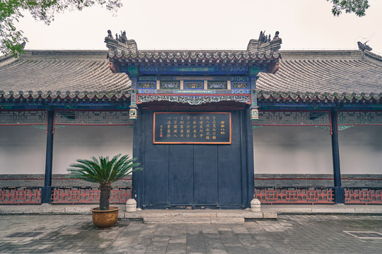 中式古建筑门楼
