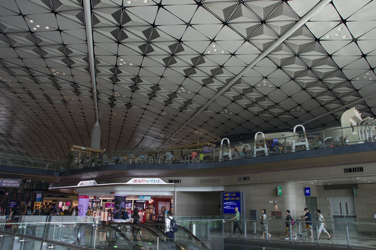 香港机场候机楼