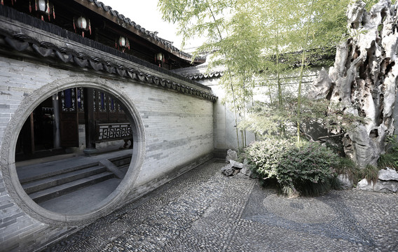 中式豪宅庭院