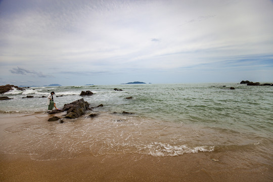 三亚大海沙滩