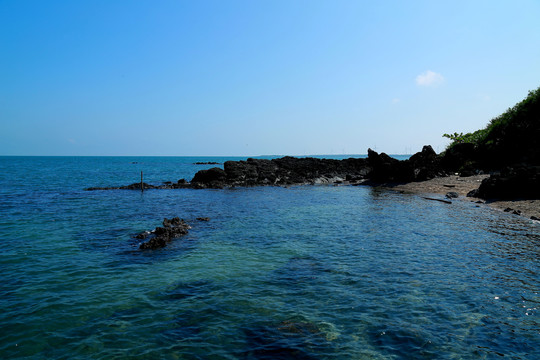 大海海洋礁石