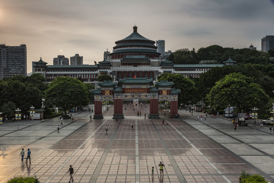 重庆人民大礼堂及广场