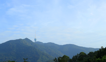 晴天小梧桐山电视塔