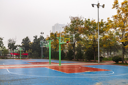 篮球运动场