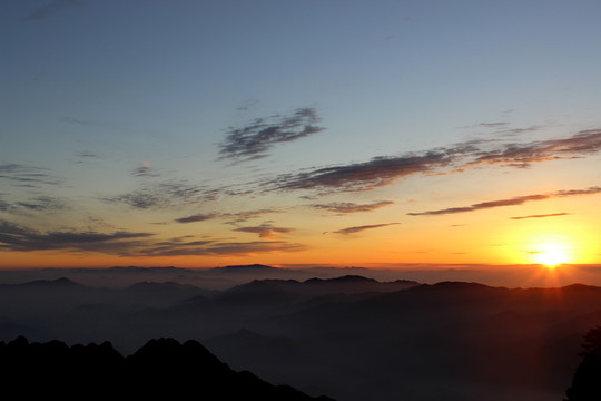 黄山日出