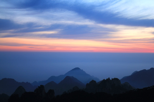 黄山日出