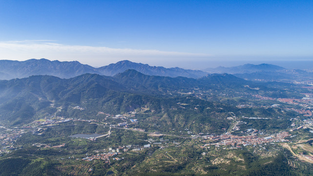 航拍青岛崂山