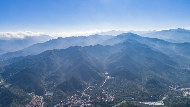 航拍青岛崂山