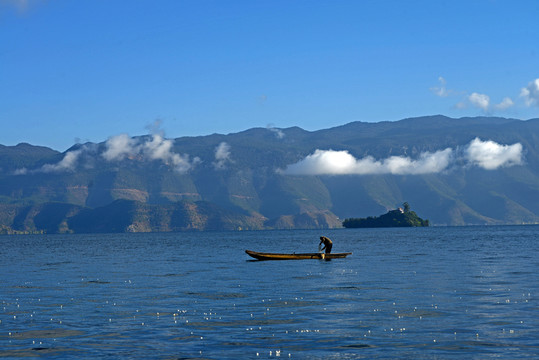 泸沽湖风光