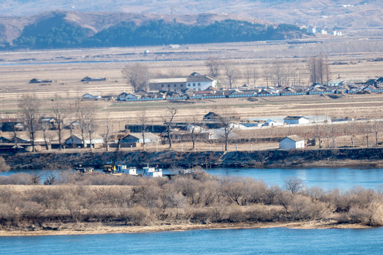 朝鲜边境风光