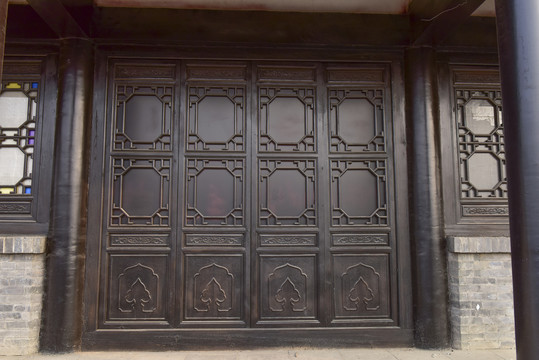 中式复古门窗