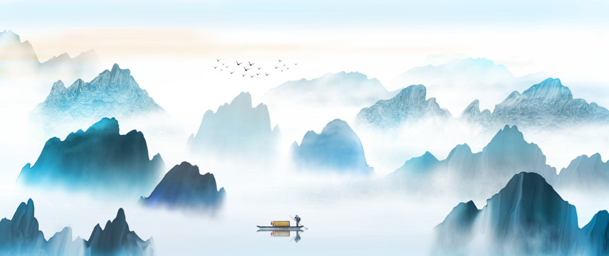 水墨山水