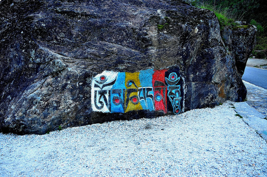 雅鲁藏布大峡谷神石