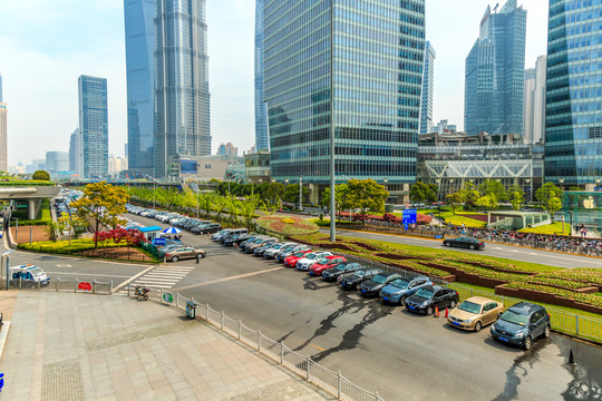 城市道路街景