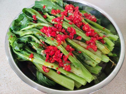 油淋菜心