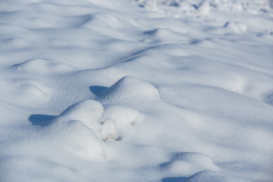 白色的雪地地质地貌背景图