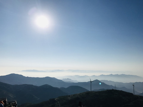 诸暨东白山风光