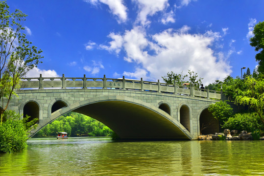 扬州瘦西湖长春桥