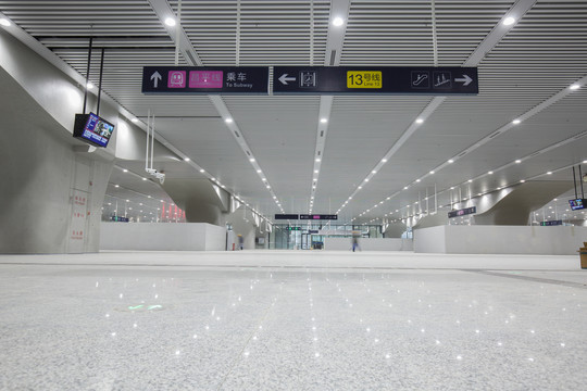京张高铁站换乘大厅