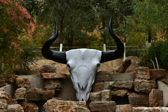 牛头雕塑