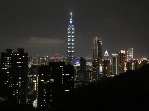 台北101大厦夜景