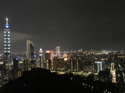 台北101大厦夜景