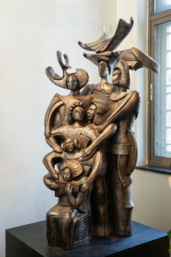 赛克勒考古与艺术博物馆内雕塑