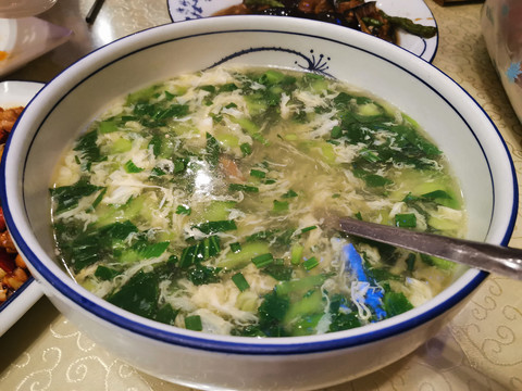 青菜鸡蛋汤