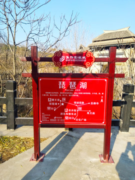 景区指示牌