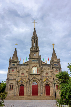 中国山东潍坊青州古城天主教堂