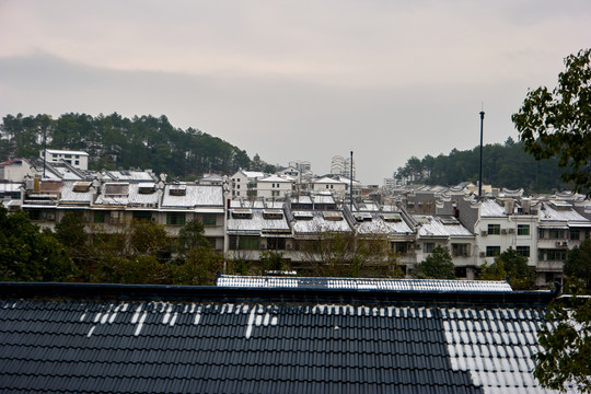 衡山雪景