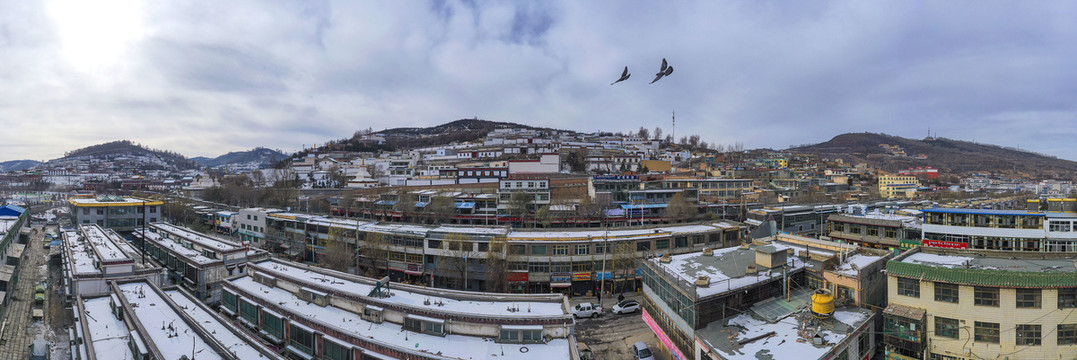 湟中县超宽幅全景大图