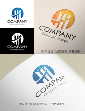 MH字母logo设计标志设计