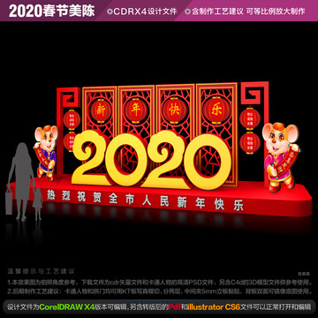 2020鼠年美陈