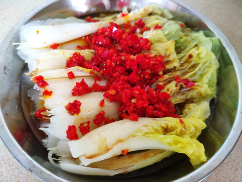 油淋奶白菜