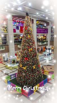商场圣诞树