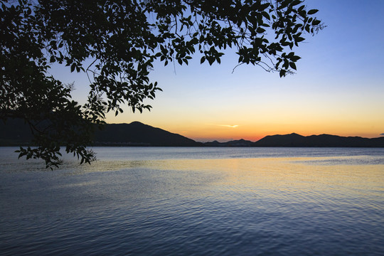 宁波东钱湖旅游度假区风光