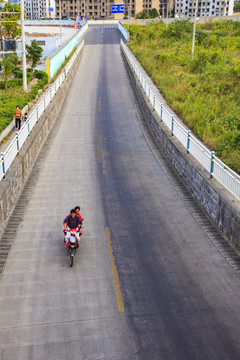 宁波市区交通道路风光