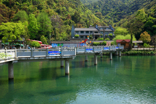 宁波宁海县三麓潭美景