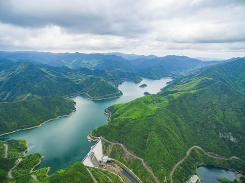 宁波宁海县西溪水库风光